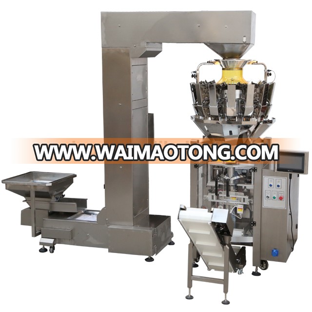 Space Saving VFFS/Multihead weigher Combo machine from YISON